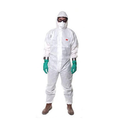 3M 4620 白色帶帽連體防護服