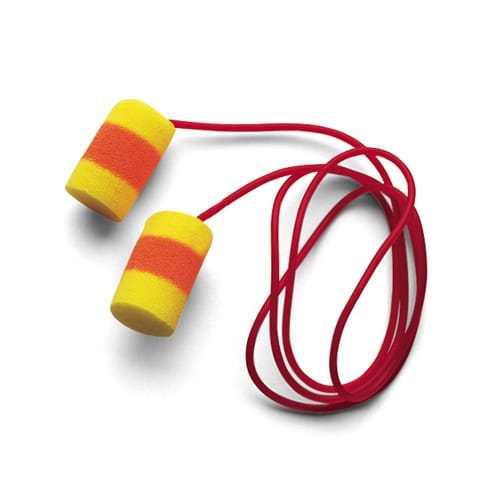 3M EAR 311-1126帶標(biāo)記圓柱型耳塞 隔音帶線耳塞 防噪音防護(hù)耳塞 