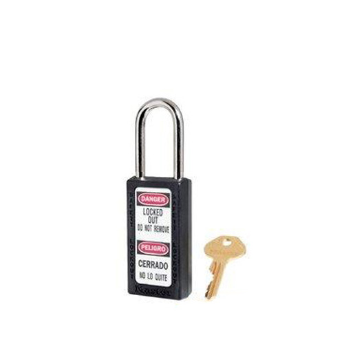瑪斯特鎖411MKMCNBLK工程塑料安全掛鎖