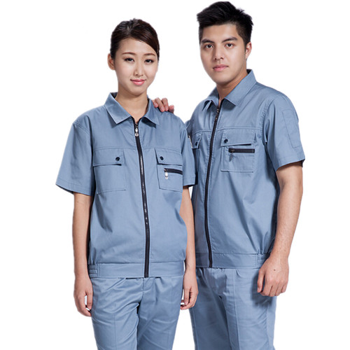 豪爾泰HDJ1310-25帆布短袖工作服