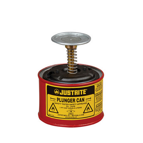 杰斯瑞特Justrite 0.5升鋼制活塞罐 10008